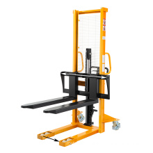 Xilin 1500kg 3300lbs 1.6m Capacity Hydraulic Hand Lift Manual Stacker with Adjustable Forks